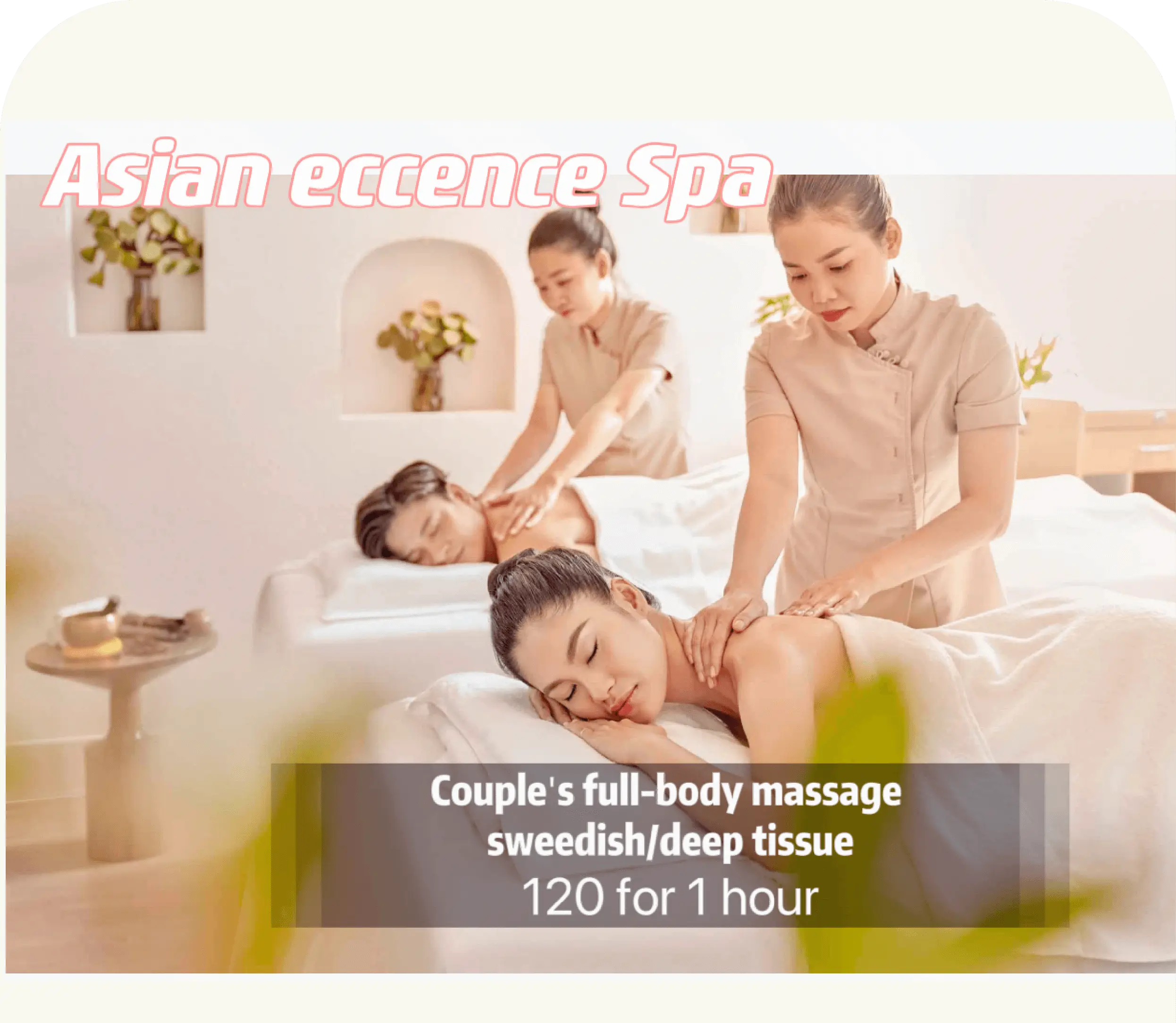 Asian spa event